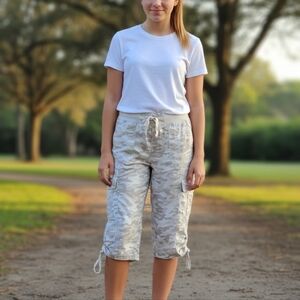 Calvin Klein Woman Light Camo Shorts